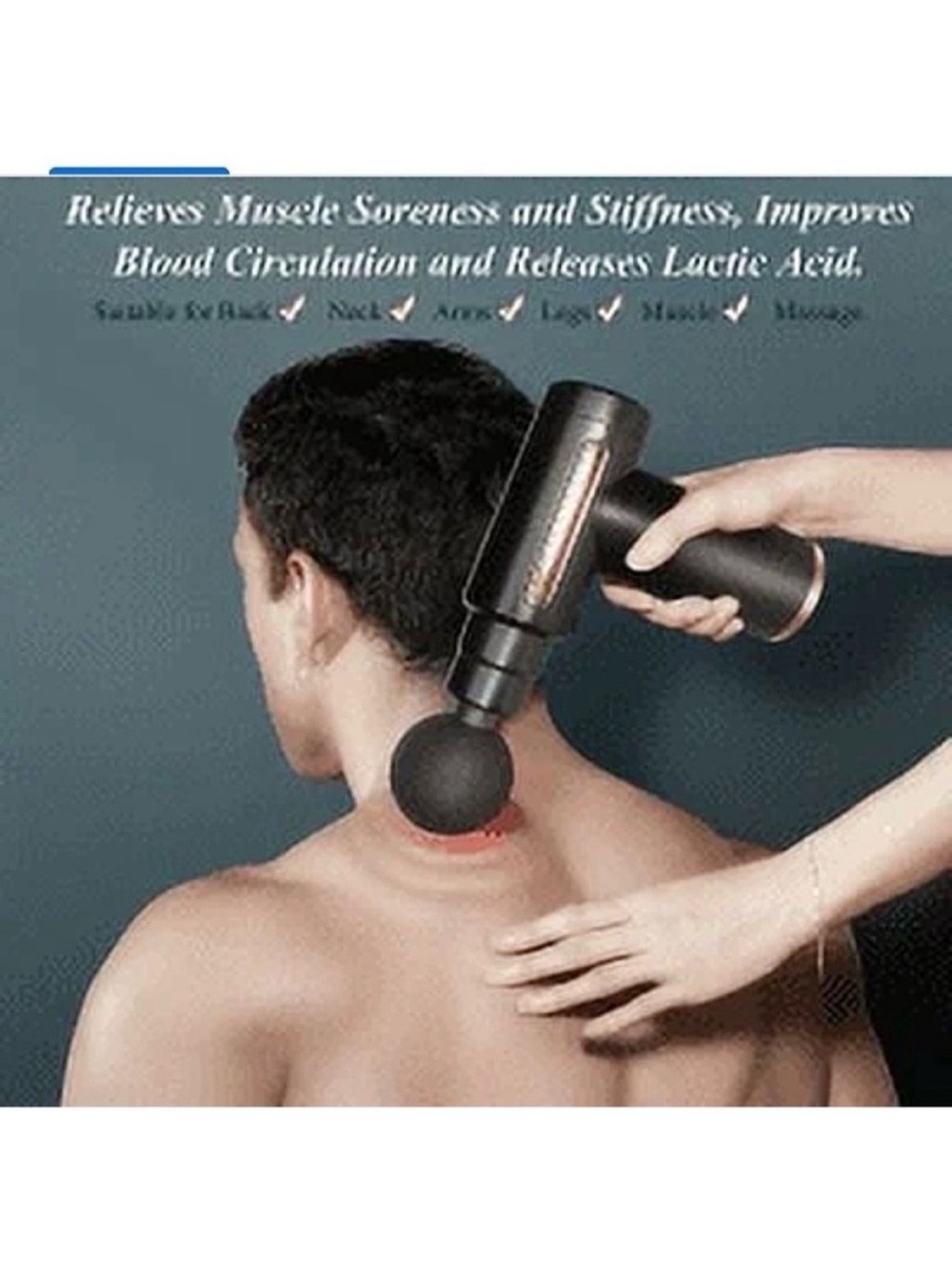 🆕-Compact Handheld Muscle Massage Gun. For Home, Gym or Travel. New in Box